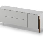 Тумба Basic 2 двери 2 ящика ширина 170 см (светло-серый)