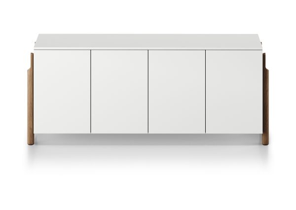 Тумба Basic 4 двери ширина 170 см (белый) — изображение 2