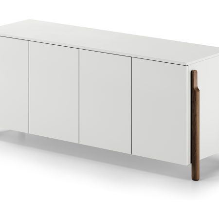 Тумба Basic 4 двери ширина 170 см (белый)