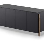 Тумба Basic 4 двери ширина 170 см (черный)