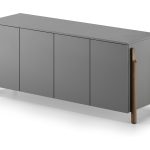 Тумба Basic 4 двери ширина 170 см (серый)