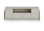 Тумба Basic под ТВ с нишей ширина 170 см (серо-бежевый) — изображение 2