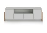 Тумба Basic под ТВ с нишей ширина 170 см (светло-серый) — изображение 2
