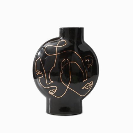 Ваза Faces Print высота 32