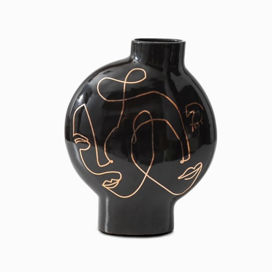 Ваза Faces Print высота 42 Ваза Faces Print высота 42