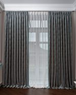 121GD-00024 Портьера FIJI бирюзовая 275*260см