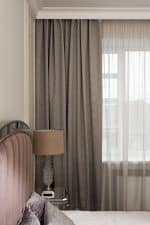 121GD-00026 Портьера Gloss беж 275*260