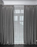 121GD-00042 Портьера HOUSTON110 серая 275*260см