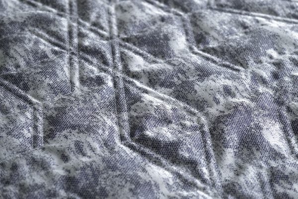 121GD-14615 Покрывало HOUSTON синее со стежкой 260*260 — изображение 2