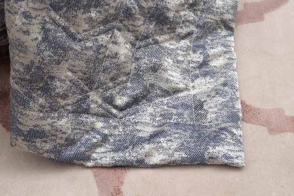 121GD-14615 Покрывало HOUSTON синее со стежкой 260*260 — изображение 3