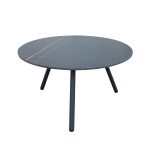 129KN-01440 Стол кофейный "EMBRACE" уличный черный d68*48см