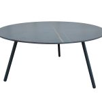 129KN-01450 Стол кофейный "EMBRACE" уличный черный d100*38см