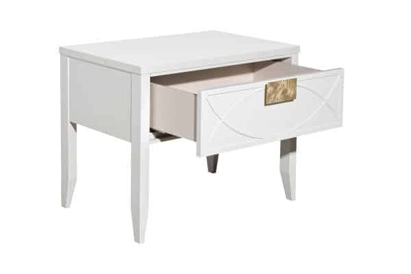 151SV-000010 Тумба прикроватная бежевая 1 ящик 60*50*40см — изображение 3