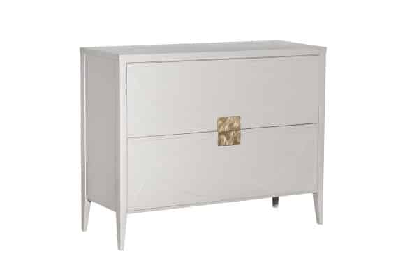 151SV-000012 Комод бежевый 2 ящика 100*80*40см — изображение 2