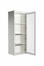 151SV-000015 Шкаф-витрина бежевый 1 стеклянный фасад 60*158*40см — изображение 3