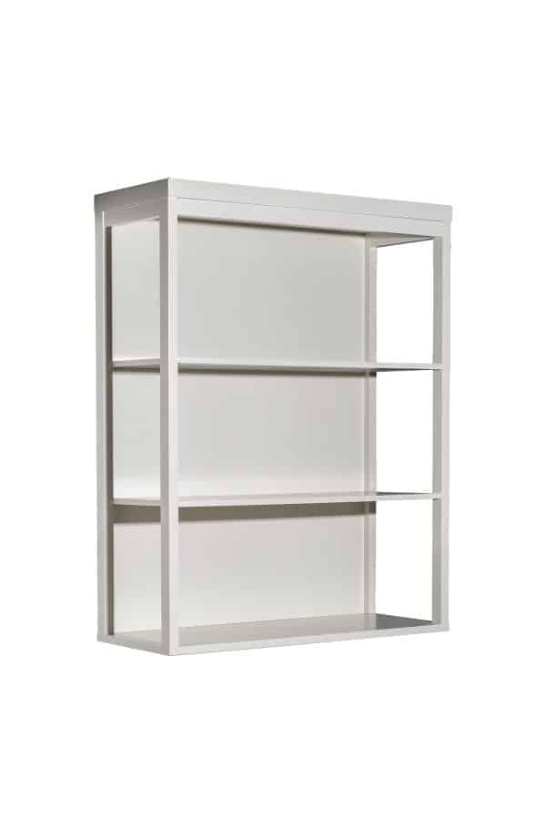 151SV-000016 Шкаф-витрина открытый бежевый 100*128*40см — изображение 2