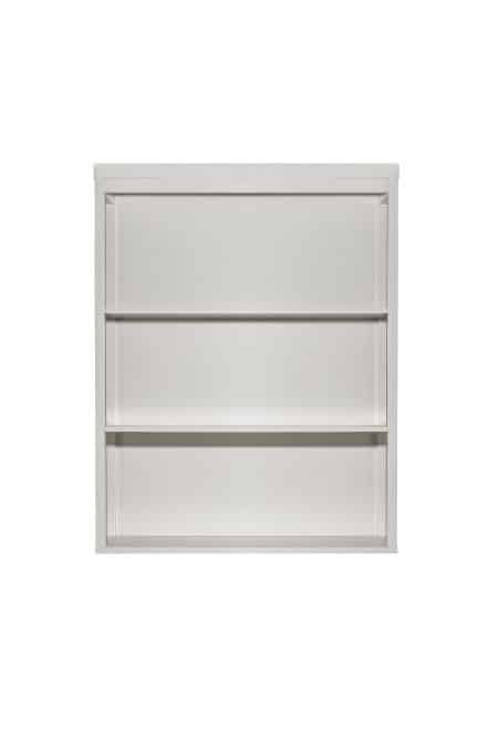 151SV-000016 Шкаф-витрина открытый бежевый 100*128*40см