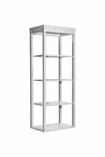 151SV-000017 Шкаф-витрина открытый бежевый 60*158*40см — изображение 2