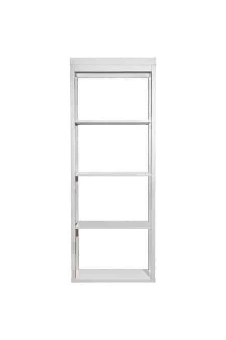 151SV-000017 Шкаф-витрина открытый бежевый 60*158*40см