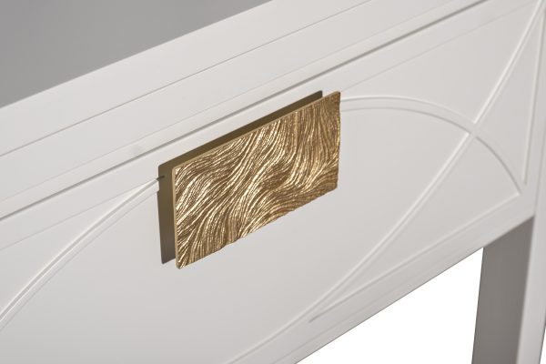 151SV-000018 Шкаф-витрина открытый узкий с тумбой прикроватной с 1-м ящиком — изображение 5