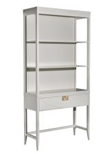 151SV-000022 Шкаф-витрина открытый широкий с консолью с 1-м ящиком — изображение 2