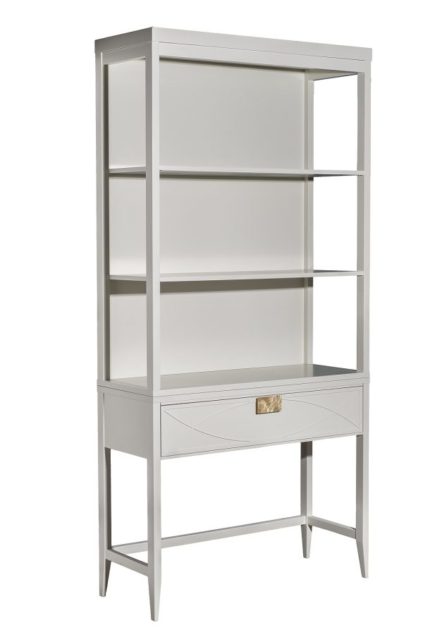 151SV-000022 Шкаф-витрина открытый широкий с консолью с 1-м ящиком — изображение 2