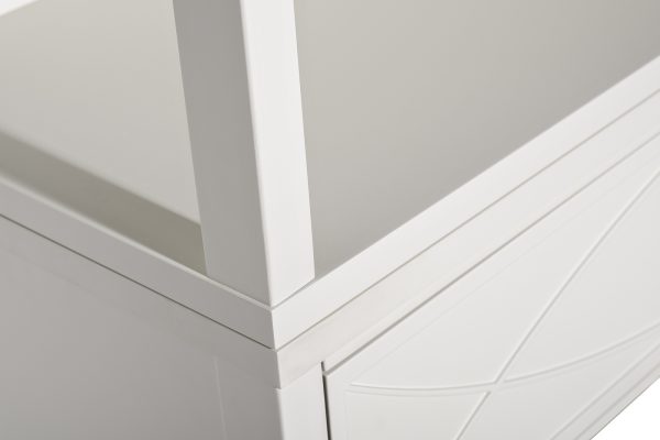 151SV-000022 Шкаф-витрина открытый широкий с консолью с 1-м ящиком — изображение 4