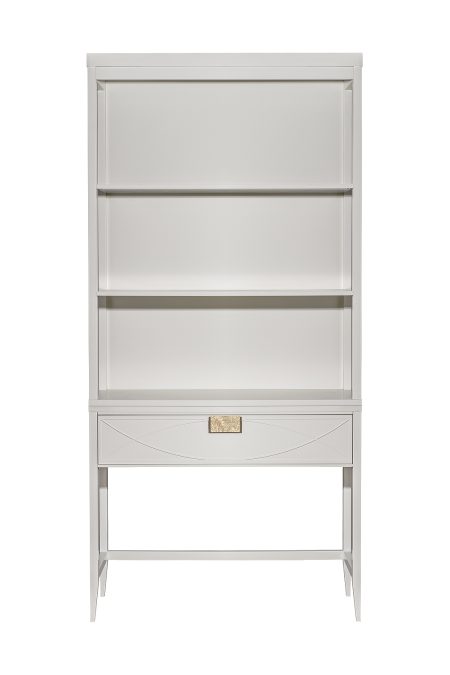 151SV-000022 Шкаф-витрина открытый широкий с консолью с 1-м ящиком