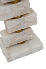 185HM-03534 Лампа настольная плафон цвет белый Н.78см — изображение 2