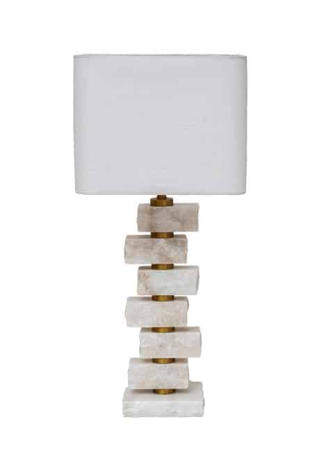 185HM-03534 Лампа настольная плафон цвет белый Н.78см