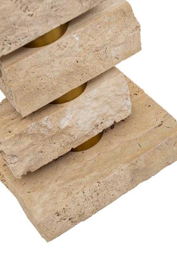 185HM-03535 Лампа настольная плафон цвет бежевый Н.78см — изображение 2