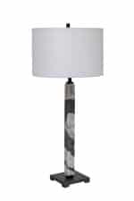 185HM-03631 Лампа настольная плафон цвет белый Н.87см — изображение 2