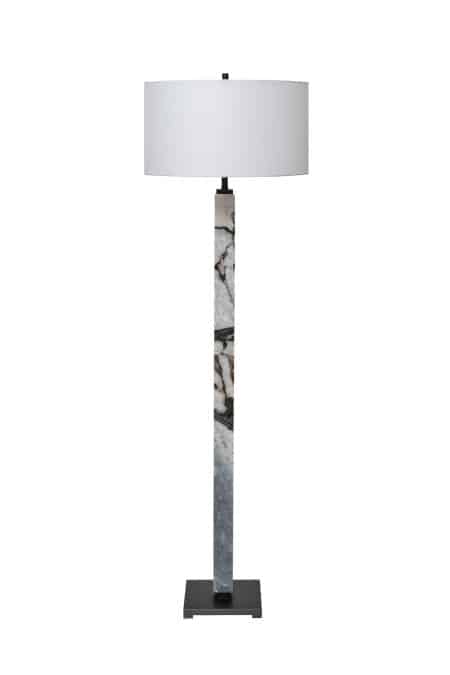 185HM-03635 Торшер плафон цвет белый Н.166см