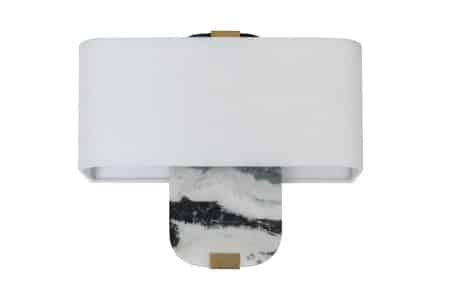 185HM-04259 Бра плафон белый 36*13*h.32 см