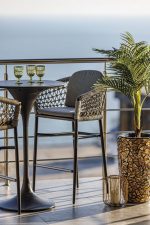 39AR-STOL-3041 ANTR Стол барный уличный "Муза" антрацит 70*104см — изображение 4