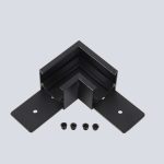 Соединитель для магнитного накладного шинопровода угловой Crystal Lux CLT 0.214 04 BL