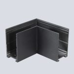 Соединитель для накладного шинопровода 220V угловой Crystal Lux CLT 0.215 04 BL