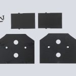 Заглушка для встраиваемого трека 220V в натяжной ПВХ потолок