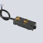 Питание для накладного шинопровода 220V Crystal Lux CLT 0.205 02 L2000 BL