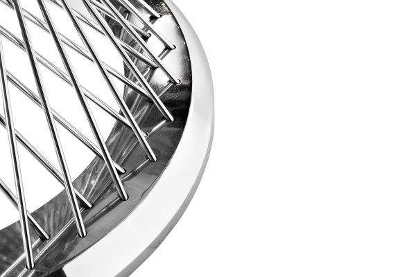 76AR-80555 Стол обед иск.мрам Nero Alicanto/хром d120*75 — изображение 4