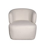 87YY-24042 Кресло Tirolo букле белое 73*79*76см