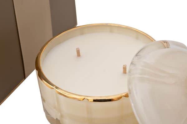 96CN-45015 Свеча ароматическая Blonde vanilla в вазе в упаковке 185 гр. — изображение 3