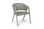 "Амстердам" плетеный стул из искусственного ротанга, цвет серый — изображение 3