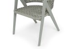 "Амстердам" плетеный стул из искусственного ротанга, цвет серый — изображение 4