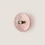 Бра Nold цоколь 5 см металл Shiny gold/розовое стекло 1226