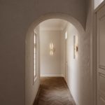 Бра Point латунный металл с диском из алебастра — изображение 2