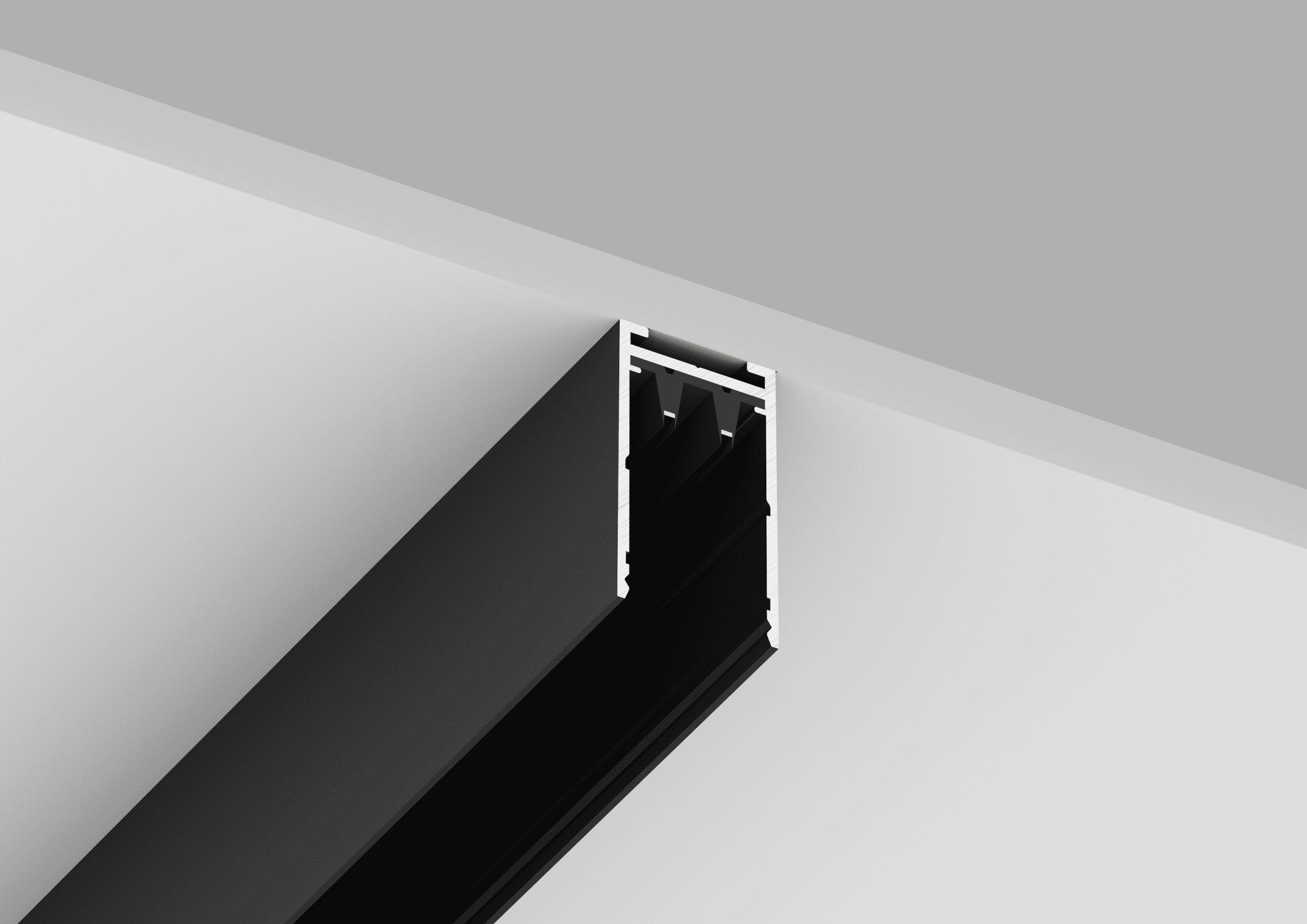 clt-0.115-01 Шинопровод накладной 220V Crystal Lux CLT 0.115 01 L2000 BL