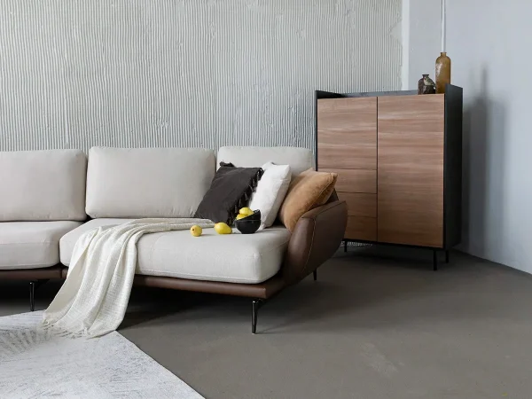 Диван Ispani угловой левый коричневый — изображение 5