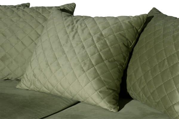 Диван Sorrento 230M трехм.раск,велюр оливковый Colt1002-OLIV 230*101*86 — изображение 4