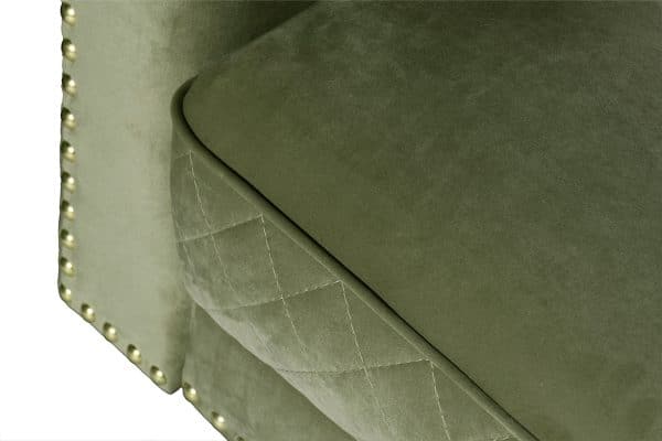 Диван Sorrento 230M трехм.раск,велюр оливковый Colt1002-OLIV 230*101*86 — изображение 5